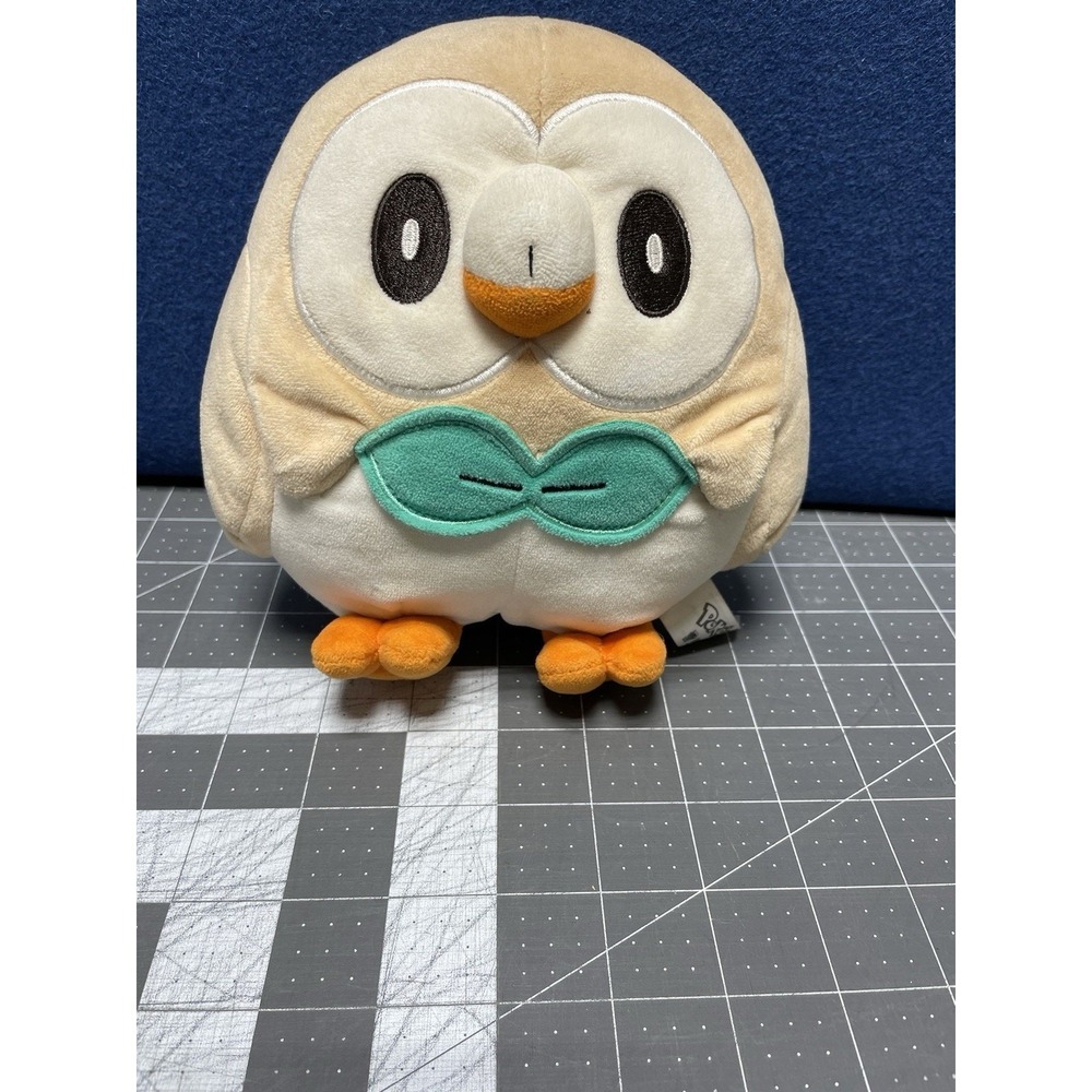 2018 WCT Pokemon Rowlet Plush‎ 7" Nintendo Wicked Cool Toys Stuffed Toy